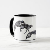 Tasse 2 Kleur scottish deerhounds Mok (Voorkant links)