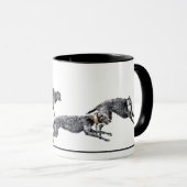 Tasse 2 Kleur scottish deerhounds Mok (Voorkant rechts)