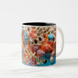 Tasse 2 Kleuren Under the sea Mug, Ocean Vibes Dr. Tweekleurige Koffiemok