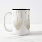 Tasse 2 Personalized Valentine Coffee Mug Tweekleurige Koffiemok (Links)