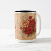 Tasse 2 Personalized Valentine Coffee Mug Tweekleurige Koffiemok (Voorkant rechts)