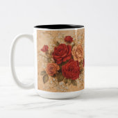Tasse 2 Personalized Valentine Coffee Mug Tweekleurige Koffiemok (Links)
