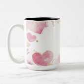 Tasse 2 Personalized Valentine Coffee Mug Tweekleurige Koffiemok (Links)