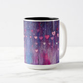 Tasse 2 Personalized Valentine Coffee Mug Tweekleurige Koffiemok (Voorkant rechts)