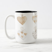 Tasse 2 Personalized Valentine Coffee Mug Tweekleurige Koffiemok (Links)
