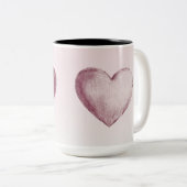 Tasse 2 Personalized Valentine Coffee Mug Tweekleurige Koffiemok (Voorkant rechts)