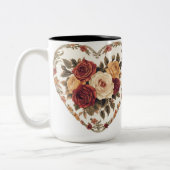 Tasse 2 Personalized Valentine Coffee Mug Tweekleurige Koffiemok (Links)