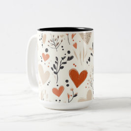Tasse 2 Personalized Valentine Coffee Mug Tweekleurige Koffiemok