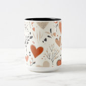 Tasse 2 Personalized Valentine Coffee Mug Tweekleurige Koffiemok (Center)