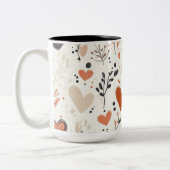 Tasse 2 Personalized Valentine Coffee Mug Tweekleurige Koffiemok (Links)