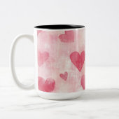 Tasse 2 Personalized Valentine Coffee Mug Tweekleurige Koffiemok (Links)