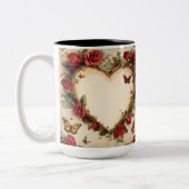Tasse 2 Personalized Valentine Coffee Mug Tweekleurige Koffiemok (Links)