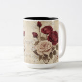 Tasse 2 Personalized Valentine Coffee Mug Tweekleurige Koffiemok (Voorkant rechts)