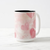 Tasse 2 Personalized Valentine Coffee Mug Tweekleurige Koffiemok (Voorkant rechts)