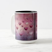 Tasse 2 Personalized Valentine Coffee Mug Tweekleurige Koffiemok (Voorkant links)