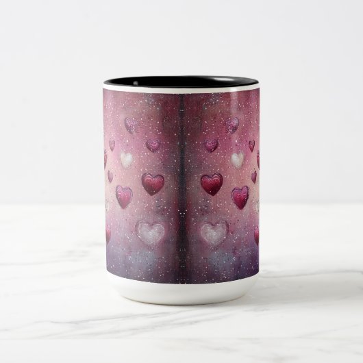 Tasse 2 Personalized Valentine Coffee Mug Tweekleurige Koffiemok (Center)