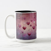 Tasse 2 Personalized Valentine Coffee Mug Tweekleurige Koffiemok (Links)