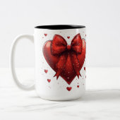 Tasse 2 Personalized Valentine Coffee Mug Tweekleurige Koffiemok (Links)