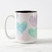 Tasse 2 Personalized Valentine Coffee Mug Tweekleurige Koffiemok (Links)