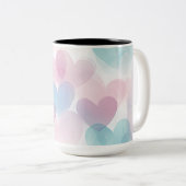 Tasse 2 Personalized Valentine Coffee Mug Tweekleurige Koffiemok (Voorkant rechts)