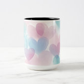 Tasse 2 Personalized Valentine Coffee Mug Tweekleurige Koffiemok (Center)