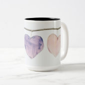Tasse 2 Personalized Valentine Coffee Mug Tweekleurige Koffiemok (Voorkant rechts)