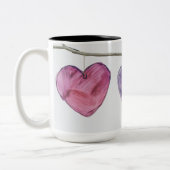 Tasse 2 Personalized Valentine Coffee Mug Tweekleurige Koffiemok (Links)