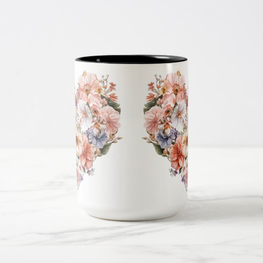 Tasse 2 Personalized Valentine Coffee Mug Tweekleurige Koffiemok (Center)