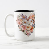 Tasse 2 Personalized Valentine Coffee Mug Tweekleurige Koffiemok (Links)