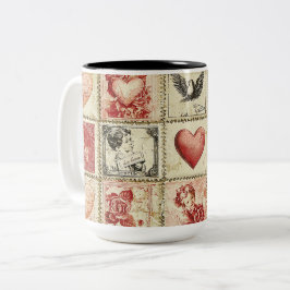 Tasse 2 Personalized Valentine Coffee Mug Tweekleurige Koffiemok