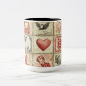 Tasse 2 Personalized Valentine Coffee Mug Tweekleurige Koffiemok (Center)