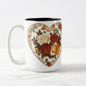 Tasse 2 Personalized Valentine Coffee Mug Tweekleurige Koffiemok (Links)