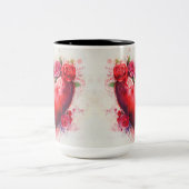 Tasse 2 Personalized Valentine Coffee Mug Tweekleurige Koffiemok (Center)