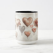 Tasse 2 Personalized Valentine Coffee Mug Tweekleurige Koffiemok (Center)