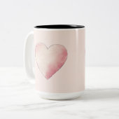 Tasse 2 Personalized Valentine Coffee Mug Tweekleurige Koffiemok (Voorkant links)