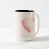 Tasse 2 Personalized Valentine Coffee Mug Tweekleurige Koffiemok (Voorkant rechts)