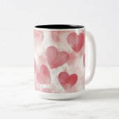 Tasse 2 Personalized Valentine Coffee Mug Tweekleurige Koffiemok (Voorkant rechts)