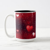 Tasse 2 Personalized Valentine Coffee Mug Tweekleurige Koffiemok (Links)