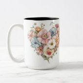 Tasse 2 Personalized Valentine Coffee Mug Tweekleurige Koffiemok (Links)