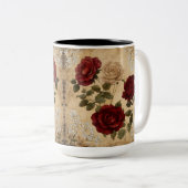 Tasse 2 Personalized Valentine Coffee Mug Tweekleurige Koffiemok (Voorkant rechts)