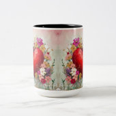 Tasse 2 Personalized Valentine Coffee Mug Tweekleurige Koffiemok (Center)