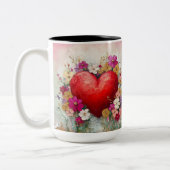 Tasse 2 Personalized Valentine Coffee Mug Tweekleurige Koffiemok (Links)