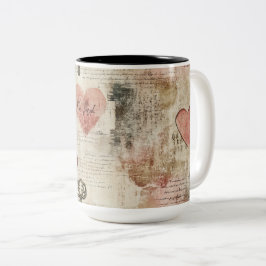 Tasse 2 Personalized Valentine Coffee Mug Tweekleurige Koffiemok