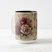 Tasse 2 Personalized Valentine Coffee Mug Tweekleurige Koffiemok (Voorkant links)