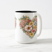 Tasse 2 Personalized Valentine Coffee Mug Tweekleurige Koffiemok (Voorkant rechts)