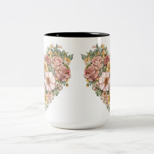 Tasse 2 Personalized Valentine Coffee Mug Tweekleurige Koffiemok (Center)