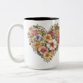 Tasse 2 Personalized Valentine Coffee Mug Tweekleurige Koffiemok (Links)
