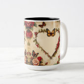 Tasse 2 Personalized Valentine Coffee Mug Tweekleurige Koffiemok (Voorkant rechts)