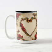 Tasse 2 Personalized Valentine Coffee Mug Tweekleurige Koffiemok (Links)