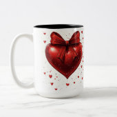 Tasse 2 Personalized Valentine Coffee Mug Tweekleurige Koffiemok (Links)